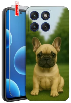 Etui do Motorola Edge 70 różne wzory z psem ze szkłem