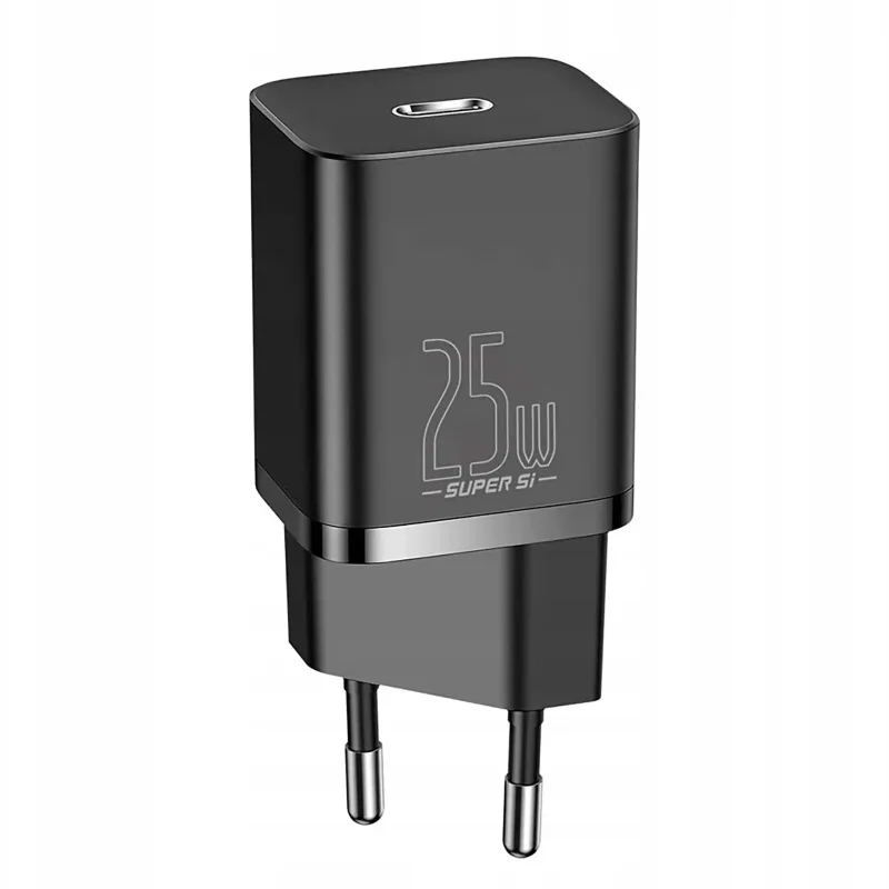 Ładowarka sieciowa Baseus USB-C 25W do szybkiego ładowania telefonu i tabletu