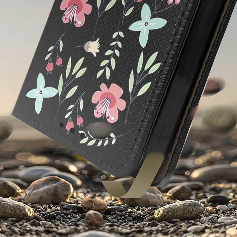 Damskie etui z klapką do Oppo A5x, amortyzująca konstrukcja i magnetyczne zamknięcie