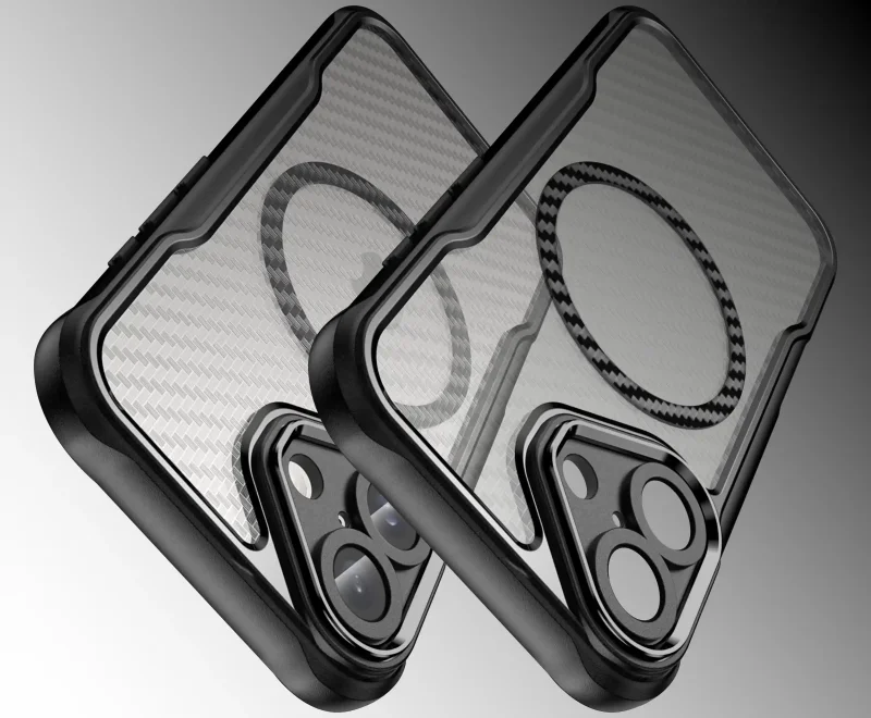 Etui z MagSafe karbonowe do iPhone 16 z ochroną wyspy aparatu