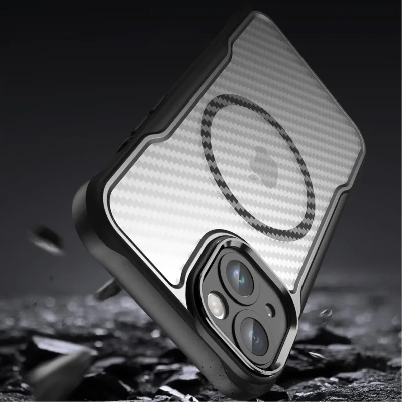 Etui ochronne do iPhone 13 z MagSafe, wzmocnionymi krawędziami i osłoną aparatu