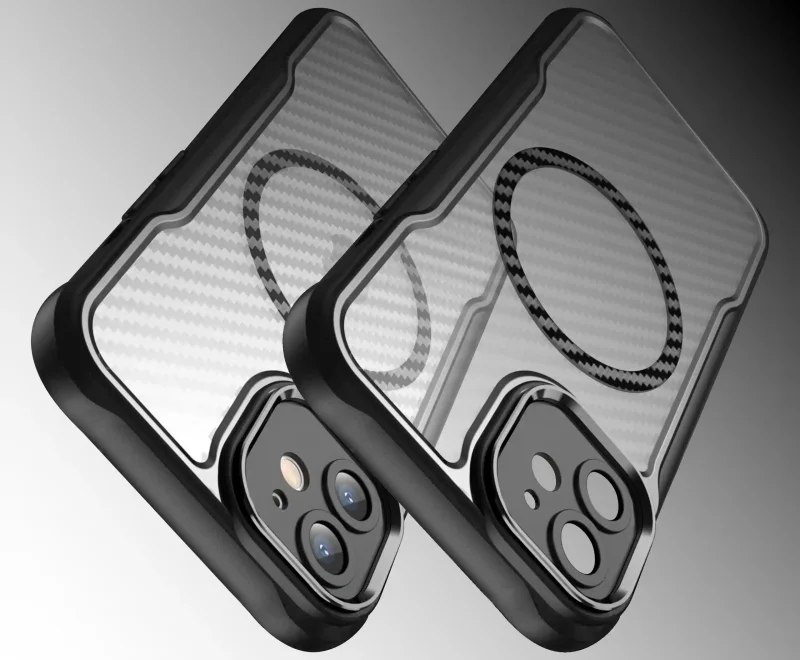 Etui z MagSafe karbonowe do iPhone 11 z ochroną wyspy aparatu