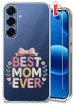 Etui do Samsung Galaxy S25+ Plus przezroczyste różne wzory dla Mamy ze szkłem