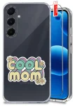 Etui do Samsung Galaxy A35 5G przezroczyste różne wzory dla Mamy ze szkłem