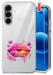 Etui do Samsung Galaxy A56 5G przezroczyste różne wzory modne ze szkłem