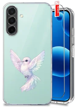 Etui do Samsung Galaxy A26 5G przezroczyste różne wzory modne ze szkłem