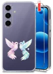 Etui do Samsung Galaxy S24 przezroczyste różne wzory modne ze szkłem