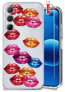 Etui do Samsung Galaxy A15 5G przezroczyste różne wzory modne ze szkłem