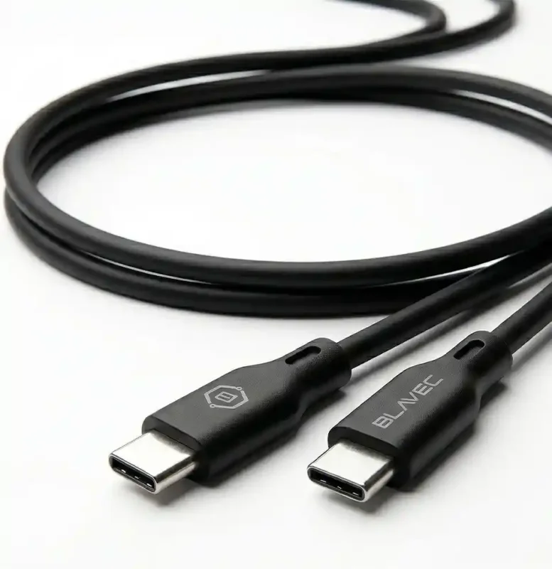 Kabel Blavec USB-C na USB-C 1 m do szybkiego ładowania urządzeń mobilnych