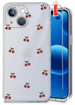 Etui do iPhone 13 / 14 przezroczyste różne wzory modne ze szkłem