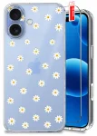 Etui do iPhone 17 przezroczyste różne wzory modne ze szkłem