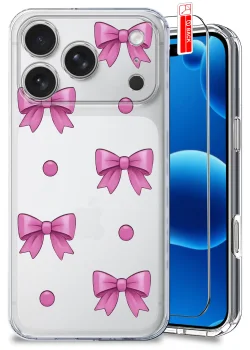 Etui do iPhone 17 Pro / 18 Pro przezroczyste różne wzory modne ze szkłem