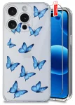 Etui do iPhone 16 Pro Max przezroczyste różne wzory modne ze szkłem