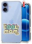 Etui do iPhone 17 przezroczyste różne wzory dla Mamy ze szkłem