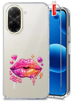Etui do Xiaomi Redmi A5 przezroczyste różne wzory modne ze szkłem