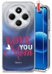 Etui do Xiaomi Redmi 14C przezroczyste różne wzory dla Mamy ze szkłem