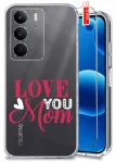 Etui do Realme C75 przezroczyste różne wzory dla Mamy ze szkłem