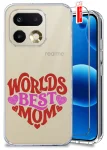 Etui do Realme 16 Pro przezroczyste różne wzory dla Mamy ze szkłem
