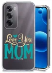 Etui do Oppo Reno 12 Pro 5G przezroczyste różne wzory dla Mamy ze szkłem