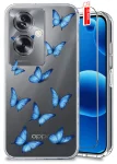Etui do Oppo A79 5G przezroczyste różne wzory modne ze szkłem