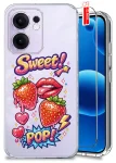Etui do Oppo Reno 13 FS 5G / 13 F 5G przezroczyste różne wzory modne ze szkłem
