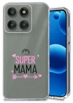 Etui do Motorola Edge 60 Pro 5G przezroczyste różne wzory dla Mamy