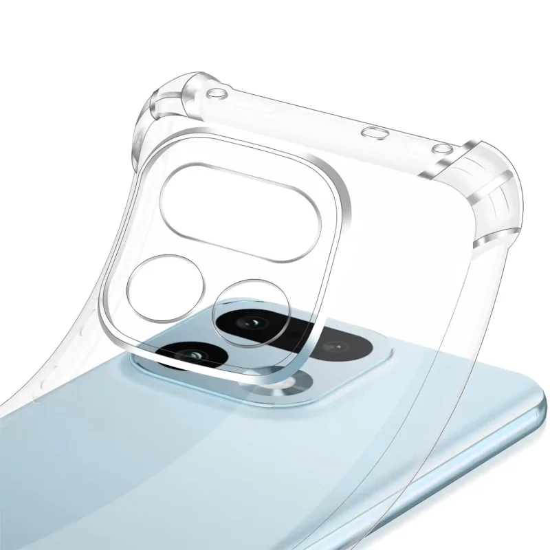 Transparentne etui do Realme 16 Pro+ Plus 5G z ochroną wyspy aparatów i wzmocnionymi rogami