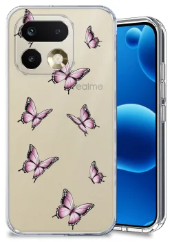 Etui do Realme 16 Pro+ Plus 5G przezroczyste różne wzory wiosenne