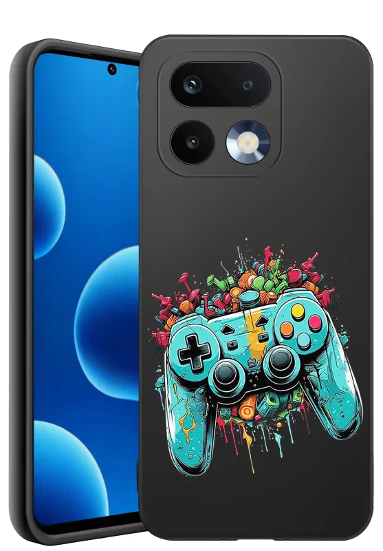 Etui dla gracza do Realme 16 Pro 5G z nadrukiem pada gamingowego