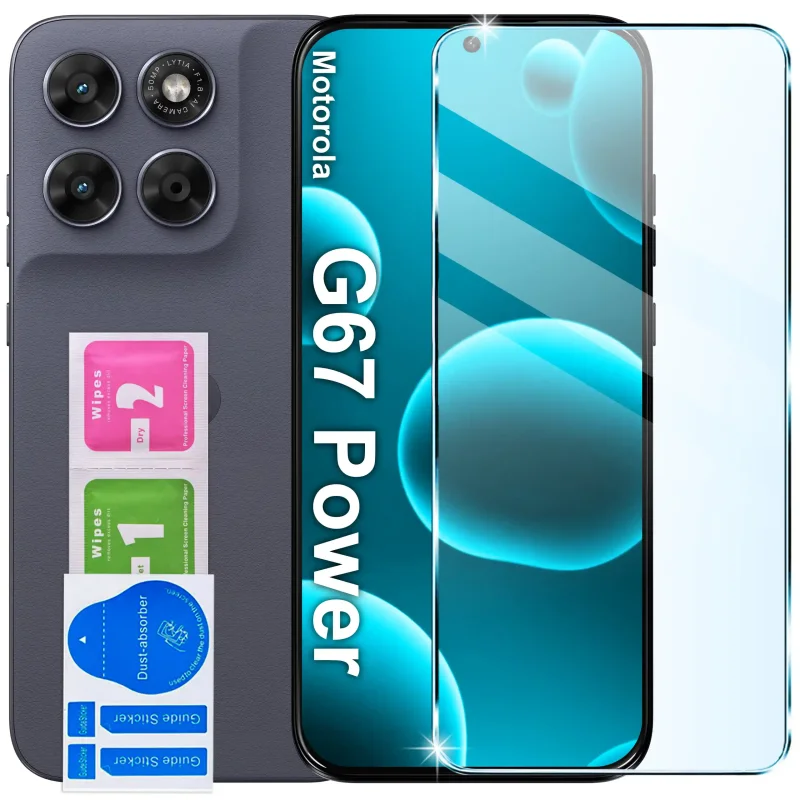 Motorola Moto G67 Power ze szkłem hartowanym 9H i zestawem montażowym
