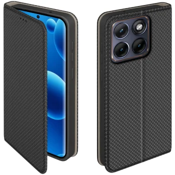Etui do Motorola Edge 70 Fusion czarne zamykane
