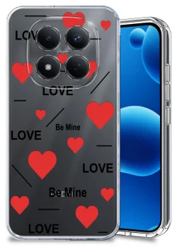 Etui do Xiaomi Redmi Note 15 Pro+ Plus 5G przezroczyste różne wzory walentynkowe