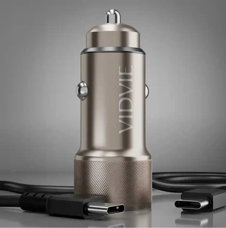 Ładowarka samochodowa Vidvie 33W USB-C z przewodem USB-C w zestawie
