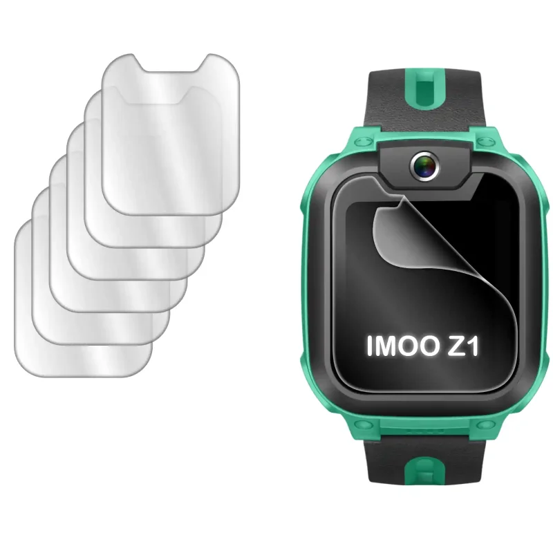 Folia hydrożelowa 3D do smartwatcha IMOO Z1, zestaw 6 sztuk na ekran zegarka