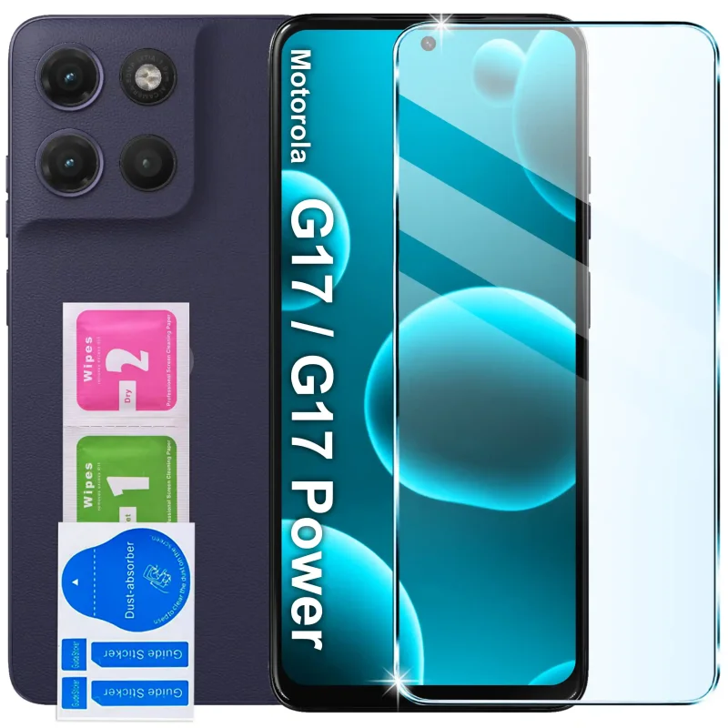 Szkło hartowane 9H do Motorola Moto G17 / G17 Power z zestawem montażowym
