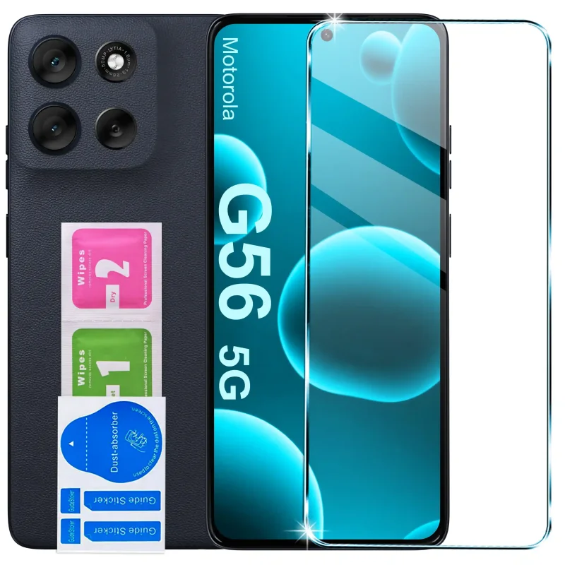 Szkło hartowane 9H do Motorola Moto G56 5G z zestawem montażowym