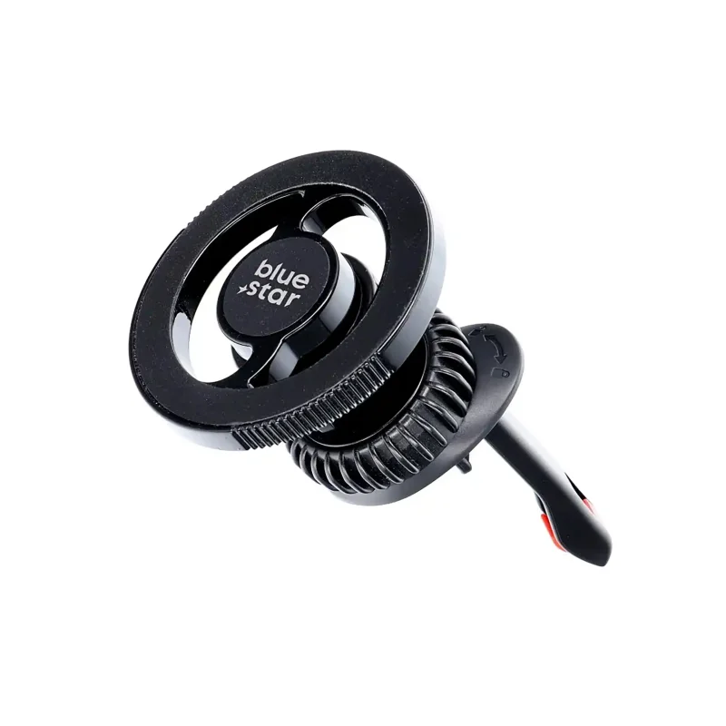 Uchwyt na telefon MagSafe Blue Star Smart Lock X1 w czarnym kolorze z widocznym mechanizmem obrotu