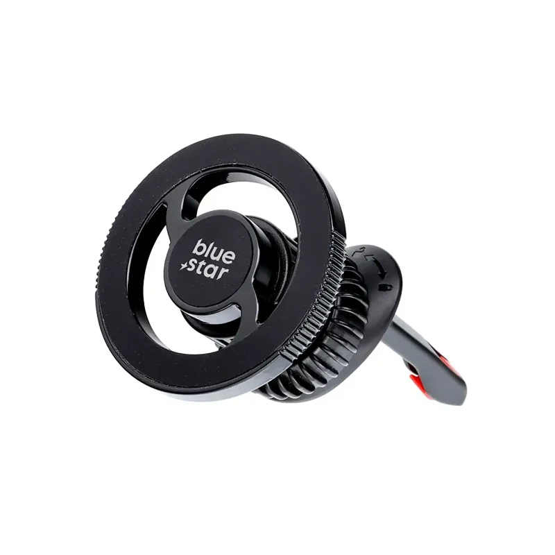 Uchwyt samochodowy Blue Star Smart Lock X1 z okrągłym mocowaniem magnetycznym i zaczepem do nawiewu