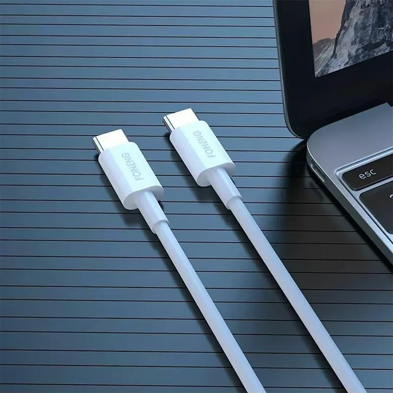 Złącza USB-C kabla Foneng X55 60W: kompatybilność z telefonami, tabletami i laptopami