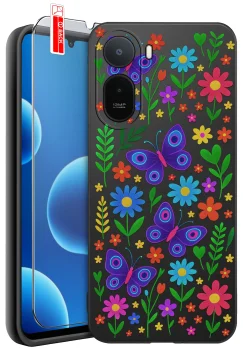 Etui do Xiaomi Redmi A7 Pro różne wzory wiosenne ze szkłem