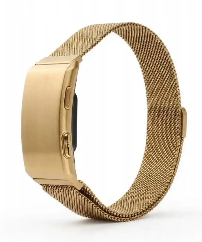 Smartband TITMO Loop I-110 złoty bez wyświetlacza, widok boczny