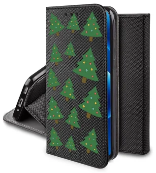 Etui do Motorola Edge 50 Pro z klapką z wzorami świątecznymi