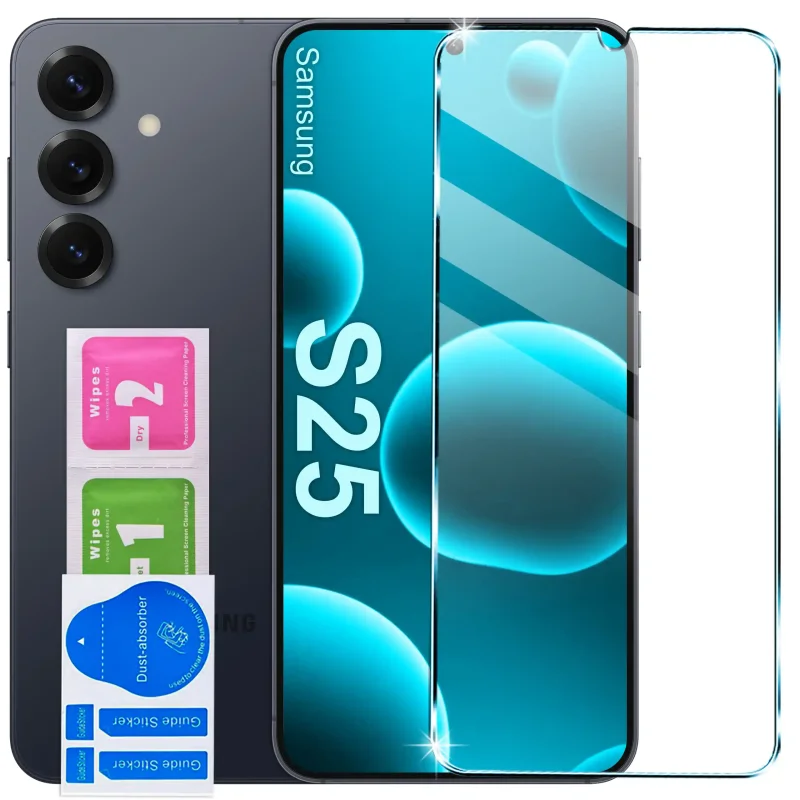 Szkło hartowane do Samsung Galaxy S25 z zestawem montażowym