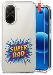 Etui do Xiaomi Redmi A5 przezroczyste różne wzory dla Taty ze szkłem