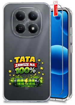 Etui do Xiaomi Redmi Note 15 5G przezroczyste różne wzory dla Taty