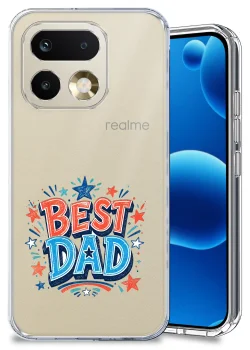 Etui do Realme 16 Pro+ Plus 5G przezroczyste różne wzory dla Taty