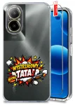 Etui do Realme C67 4G przezroczyste różne wzory dla Taty ze szkłem
