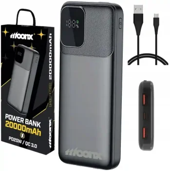 Powerbank MoonX 20000 mAh 22,5W USB-C 2xUSB-A 
