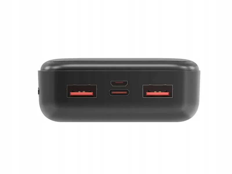 Porty USB-A, USB-C i micro USB w powerbanku MoonX 20000mAh