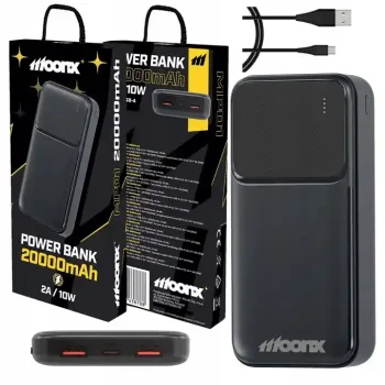Powerbank MoonX 20000 mAh 10W 2A 2xUSB-A